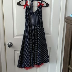 50s inspired halter dress
